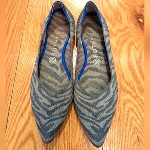 Rothy's Gray/Zebra Point Women's Shoes